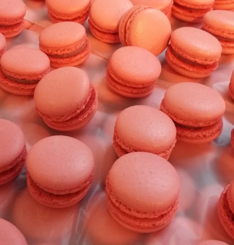 Macarons de Frambuesa